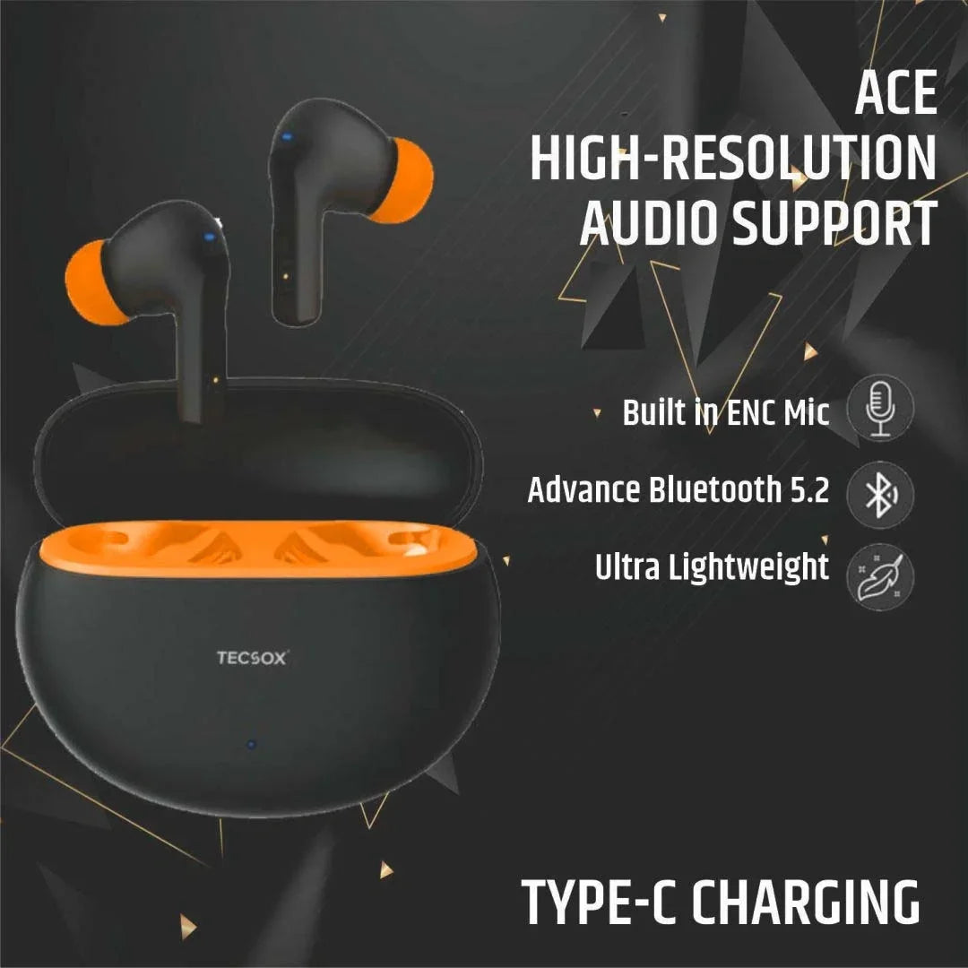 ACE Wireless Earbuds | Balanced Sound with 20 Hr Playtime