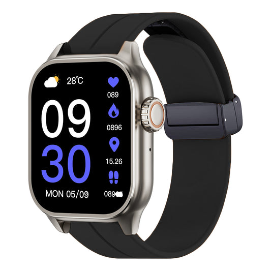 Astra Smart Watch | Metal Body | 100+ Watch Faces | IPX Water Resistant | Magnetic Fast Charger TecSox