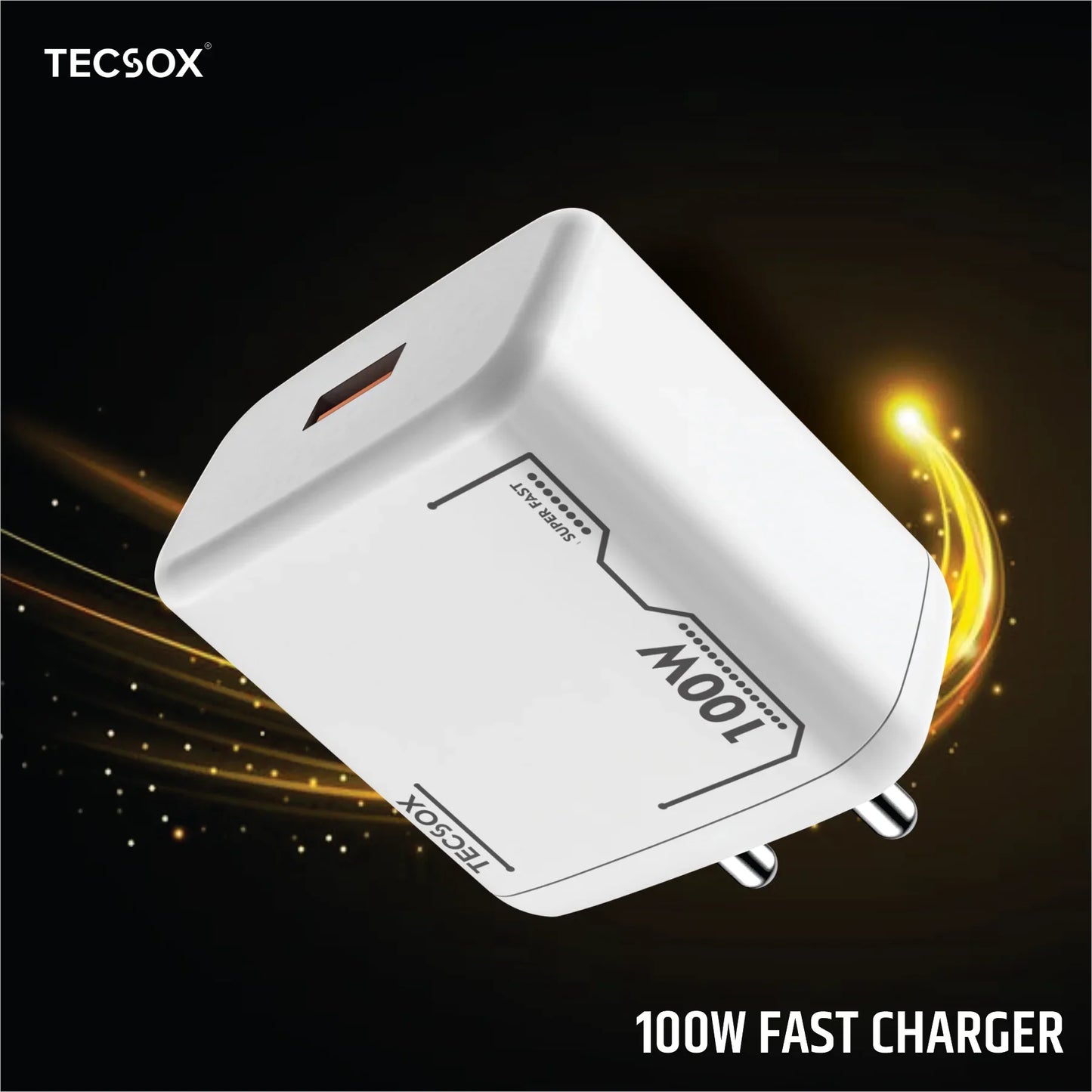 100W Charger + Cable | Fast Charging and Data Transfer