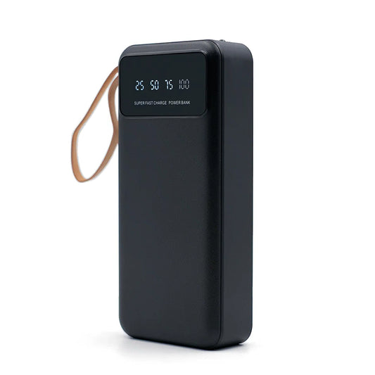 Introducing the TecSox 20000mAh Powerbank: Your reliable energy companion for life on the go! Crafted to keep your devices charged, this powerhouse combines convenie