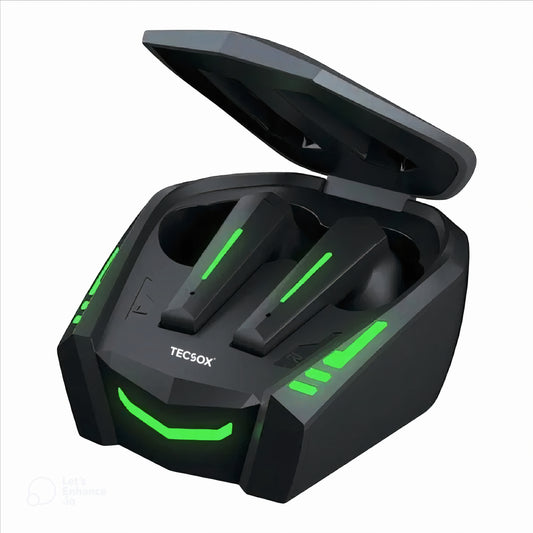 Ninja Bluetooth Earbud | 40 Hr | Powerful Bass | IPX Water Resistant TecSox