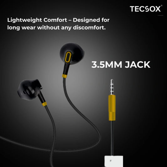 TecSox Bass Bud41 Earphones Online | Under Rs.299