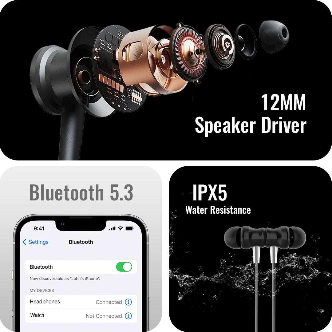 Order TecSox Verve 300 Bluetooth Neckbank | Powerful Audio - TecSox