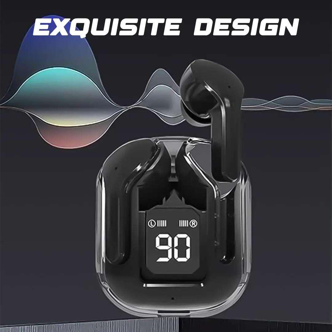 UltraPod Bluetooth Earbuds | High Bass + Water Resistant - TecSox