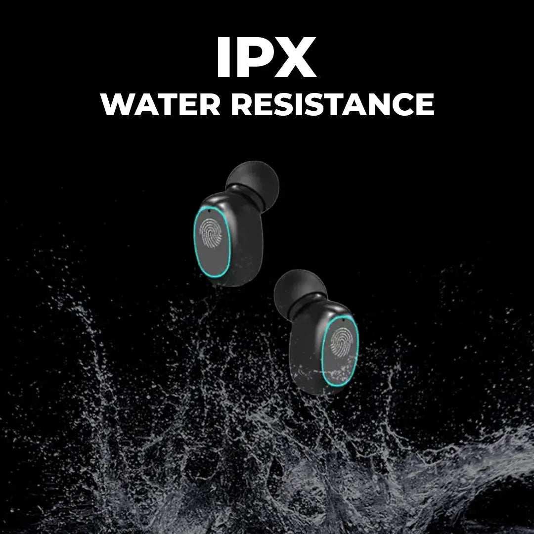 CurvePod Bluetooth Earbuds | 30 Hrs Playtime + High Bass - TecSox