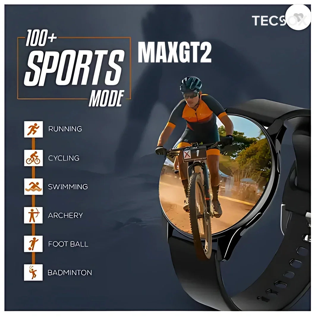 TecSox MaxGT2 | 1.3" IPS Display | BT Calling