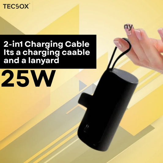 Buy TecSox POP Charge | 5000mAh Power Bank | 25W Output