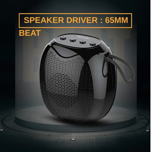 TecSox Beat Speaker | Speaker with 8watt & Powerful Bass