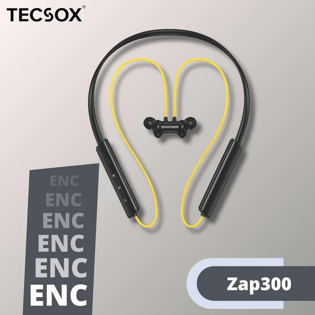 Zap300 Bluetooth Neckband | ENC | 40 Hr | IPX Water Resistant