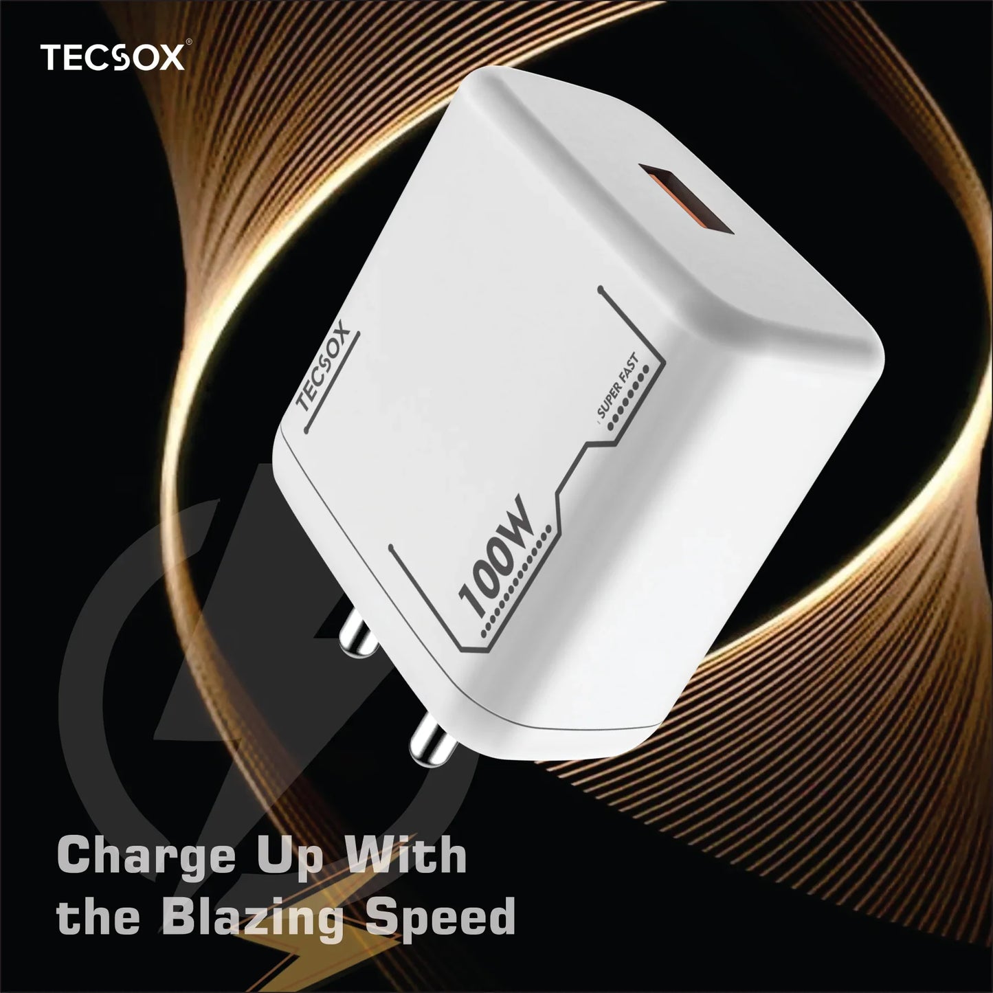 100W Charger + Cable | Fast Charging and Data Transfer