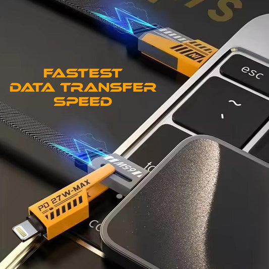 Order 4In1 6 Amp Cable | 65W Fast Charging and Data Transfer - TecSox