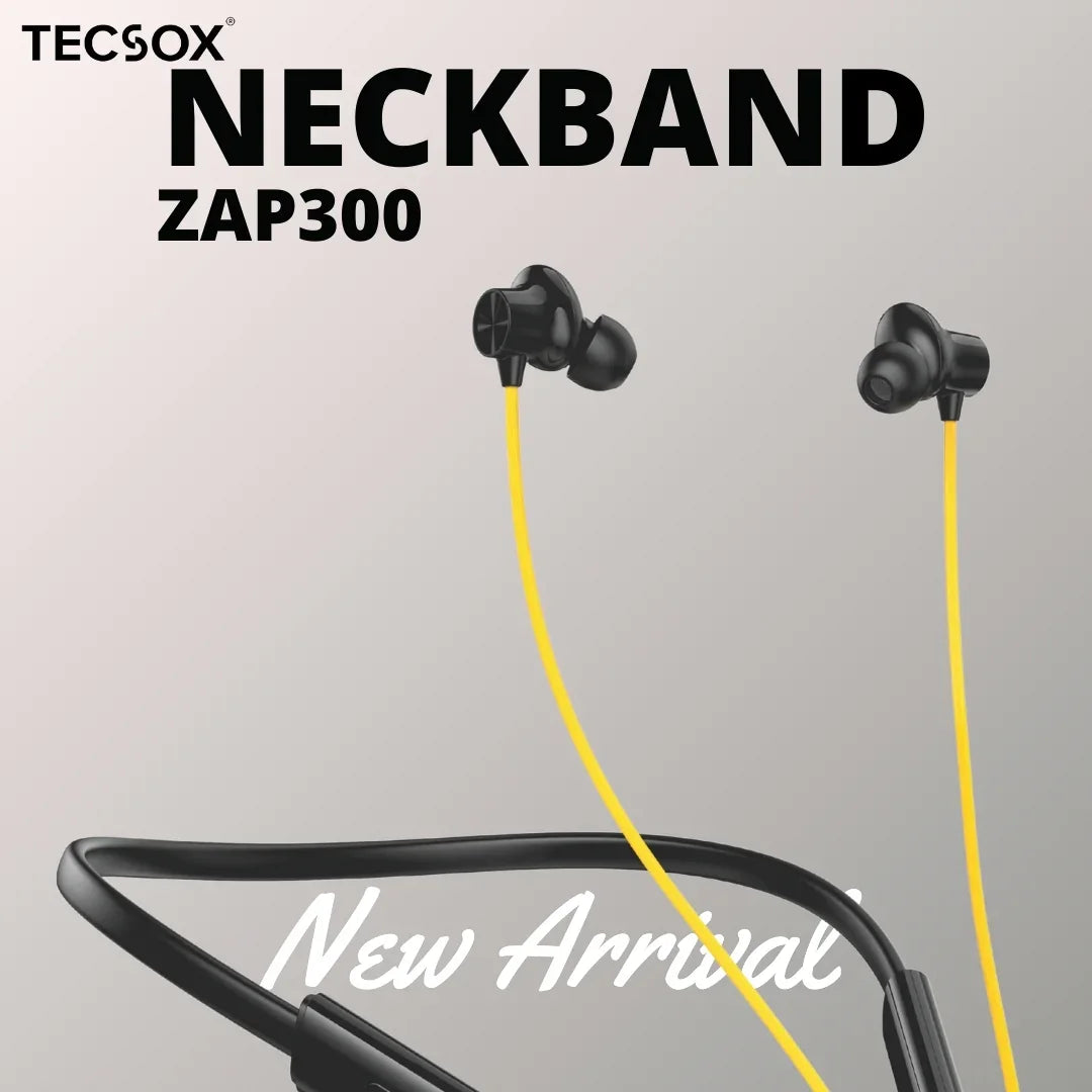 Zap300 Bluetooth Neckband | ENC | 40 Hr | IPX Water Resistant