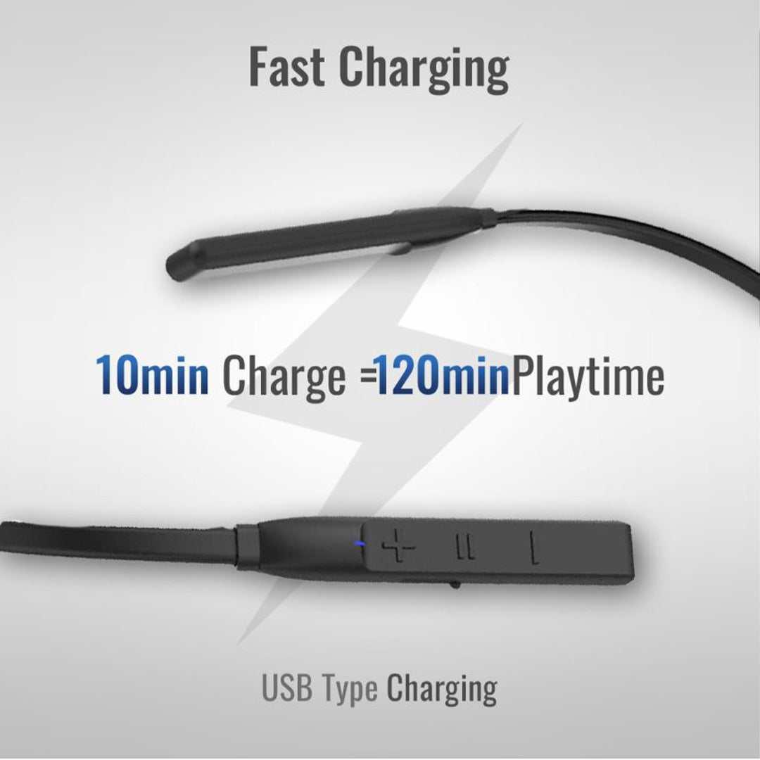 Order TecSox Neo 400 Bluetooth Neckband | 40 Hrs Playtime - TecSox