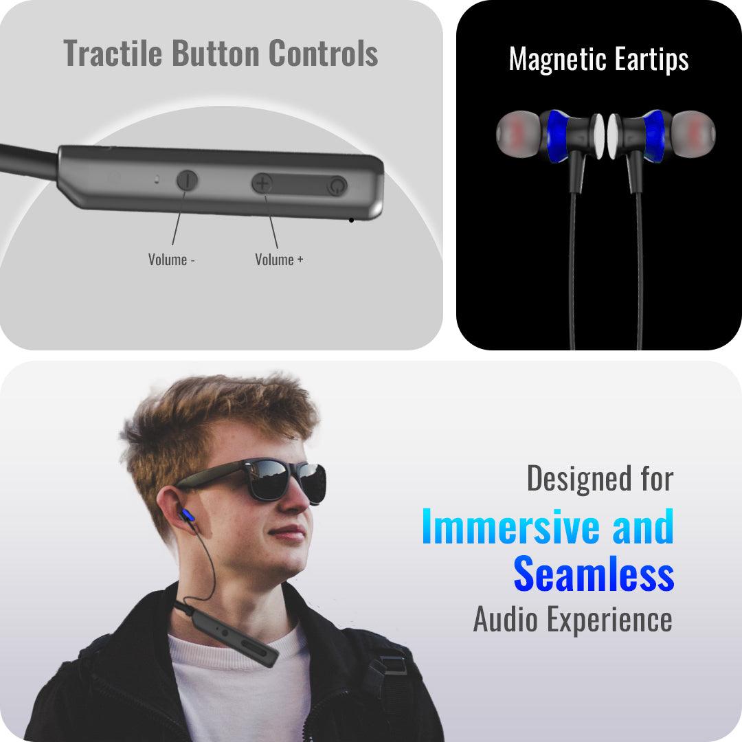 Order TecSox Roar Neckband with 14mm Sound Driver Inside - TecSox