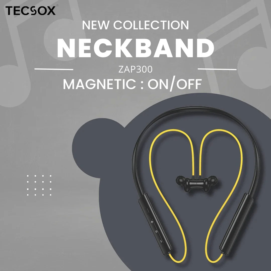 Zap300 Bluetooth Neckband | ENC | 40 Hr | IPX Water Resistant