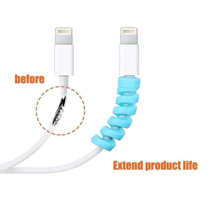 TecSox Spiral Cable Charger Protector | All Types of Wires