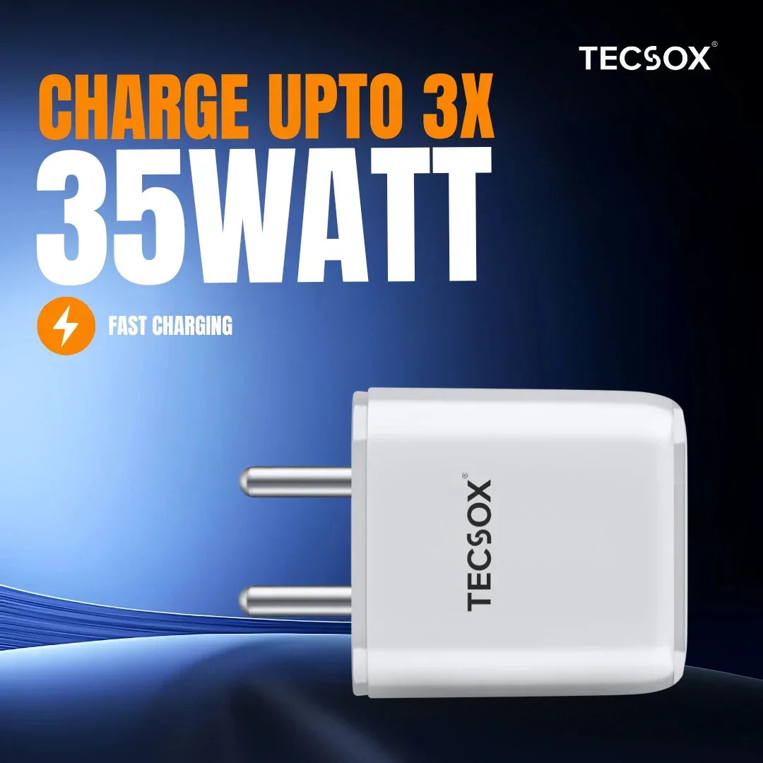 Type C Gan Charger + Type C To C Cable | 35Watt Under | ₹1000