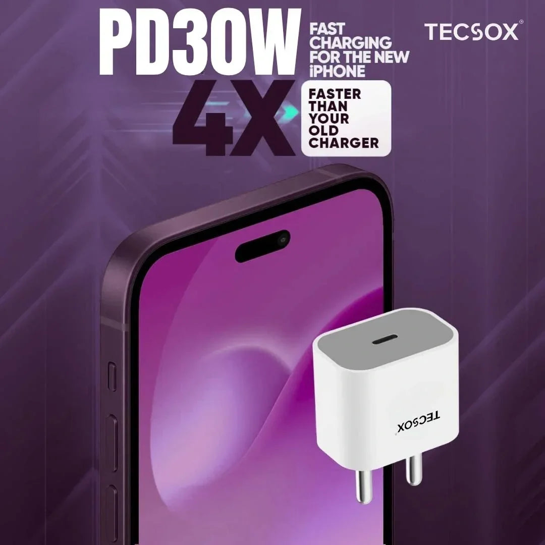 PD Charger | 30W Charger | Fast Charging and Data Transfer