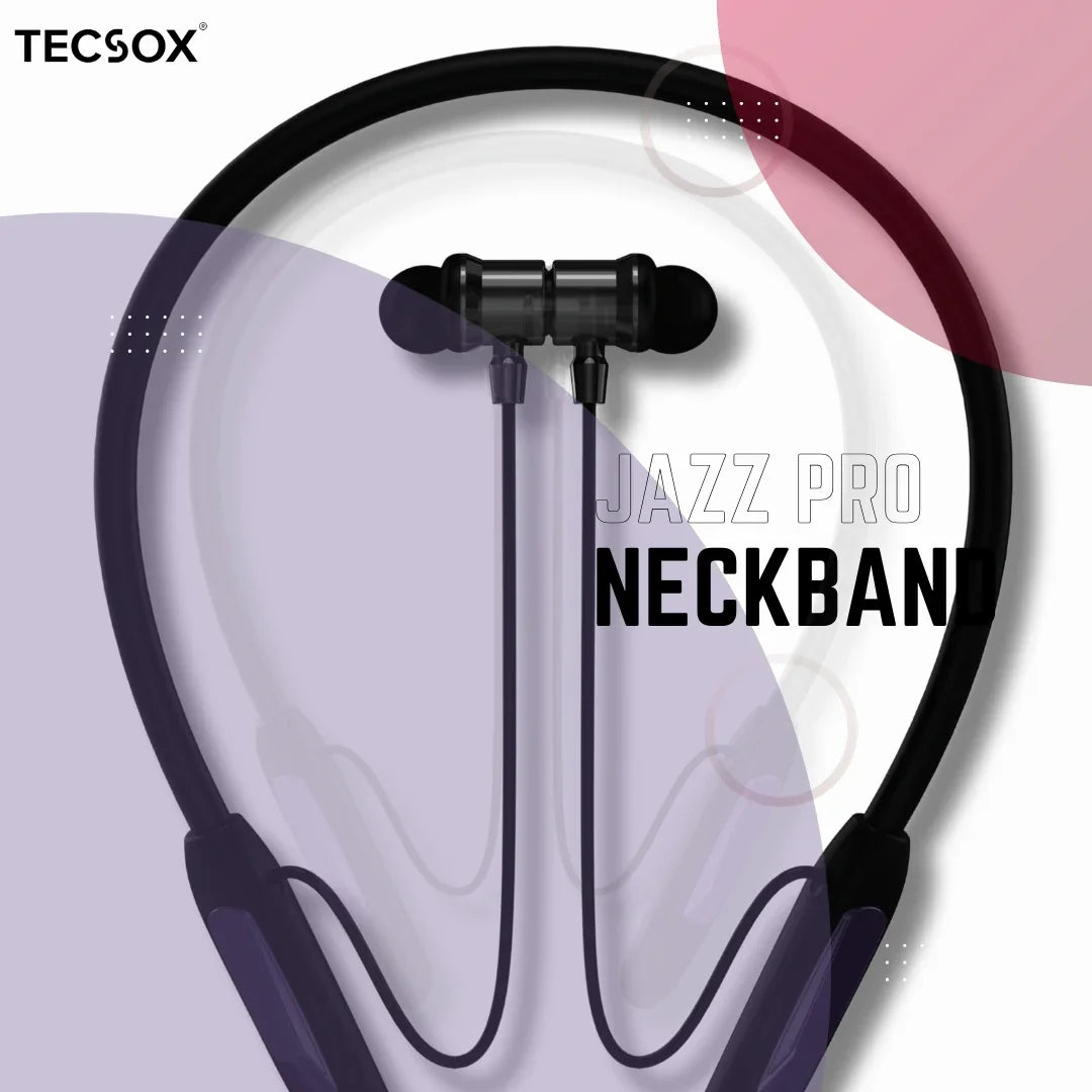 Buy Jazz Pro : Bluetooth Neckband | 40Hrs Charge + High Bass