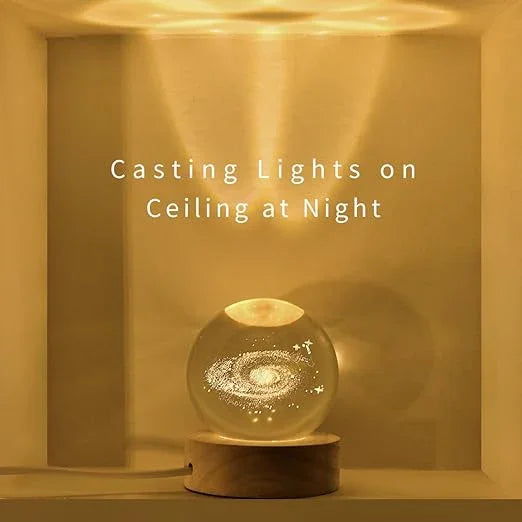 Buy TecSox 3D Galaxy Crystal Ball with LED Stand