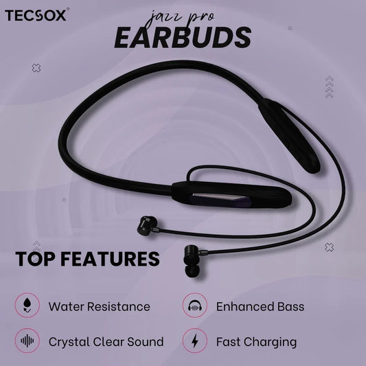 Buy Jazz Pro : Bluetooth Neckband | 40Hrs Charge + High Bass