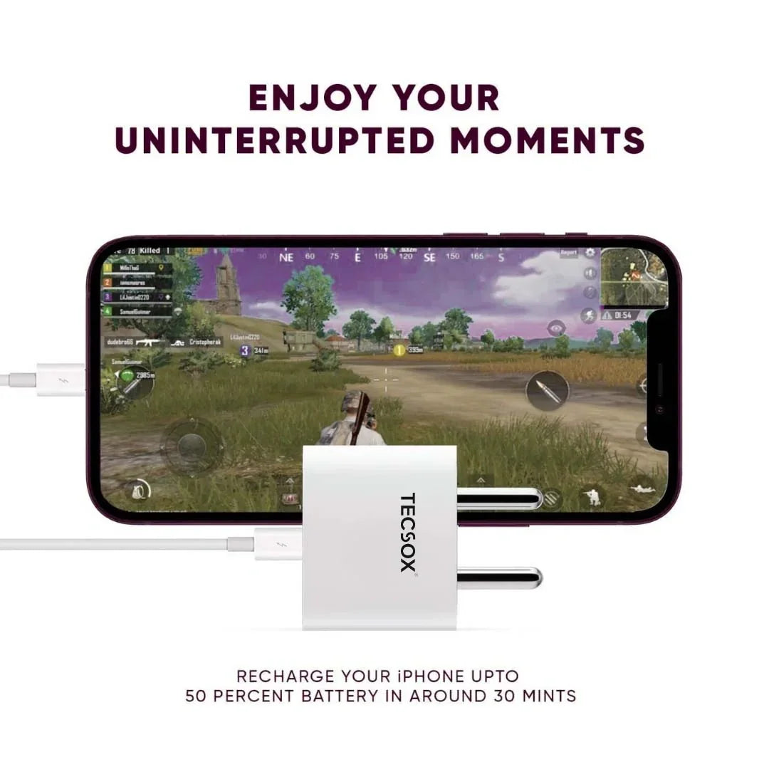 PD Charger | 30W Charger | Fast Charging and Data Transfer