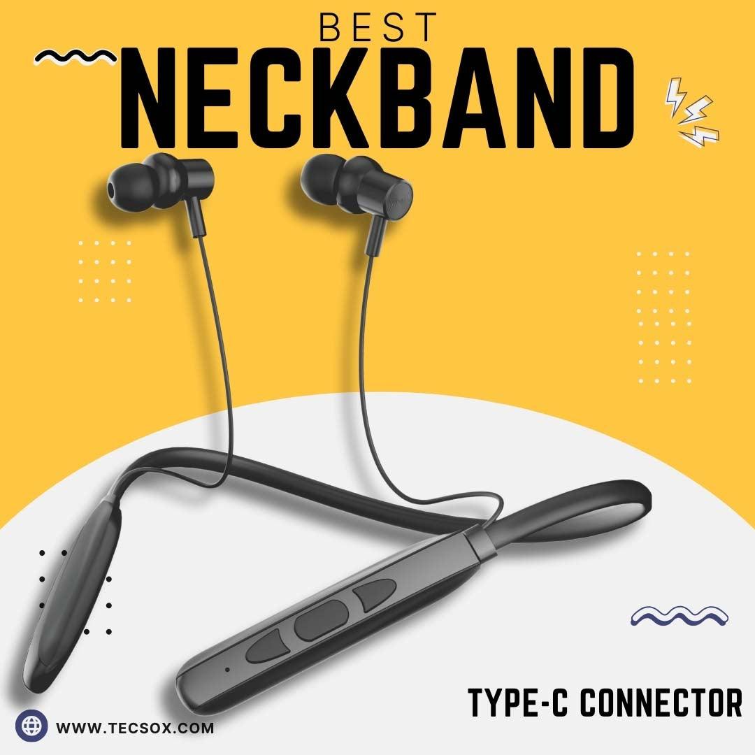 Bluetooth Headset Best Battery Neckband Headphones Bluetooth