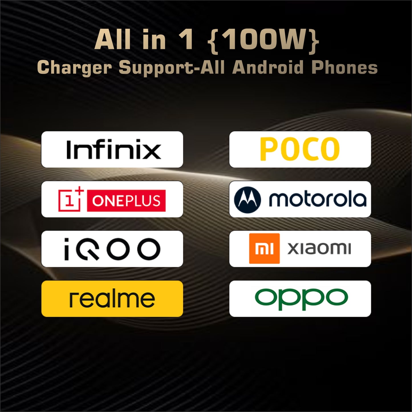 Order 100W Mobile Charger | Android Devices | VOOC Charging
