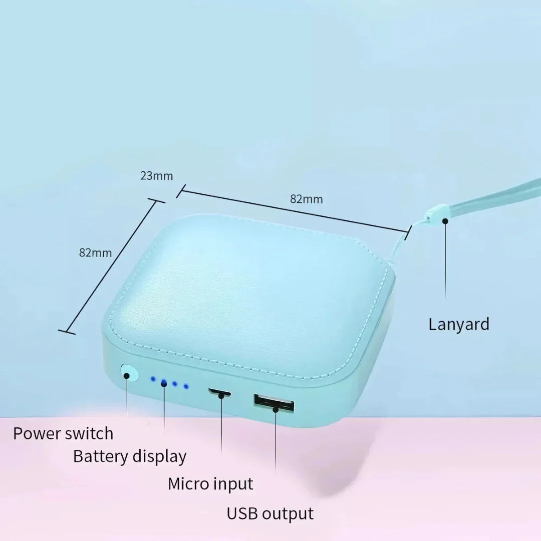 TecSox 15W Mini Pocket Size Powerbank | 8000mAh | 3 USB Ports