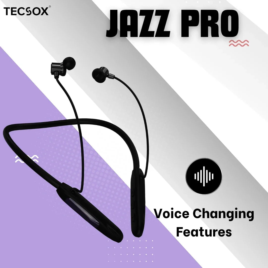 Buy Jazz Pro : Bluetooth Neckband | 40Hrs Charge + High Bass