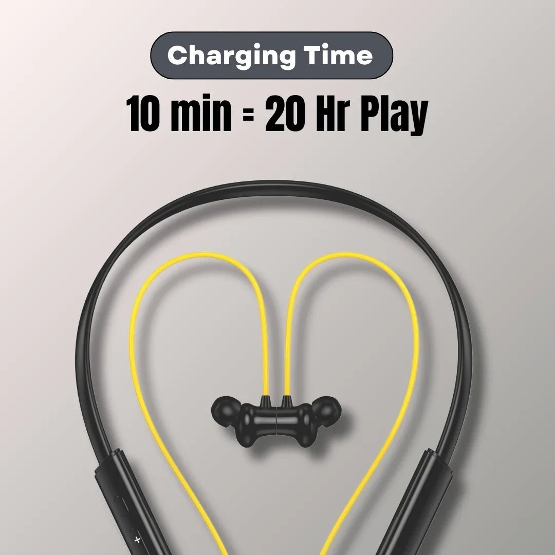Zap300 Bluetooth Neckband | ENC | 40 Hr | IPX Water Resistant
