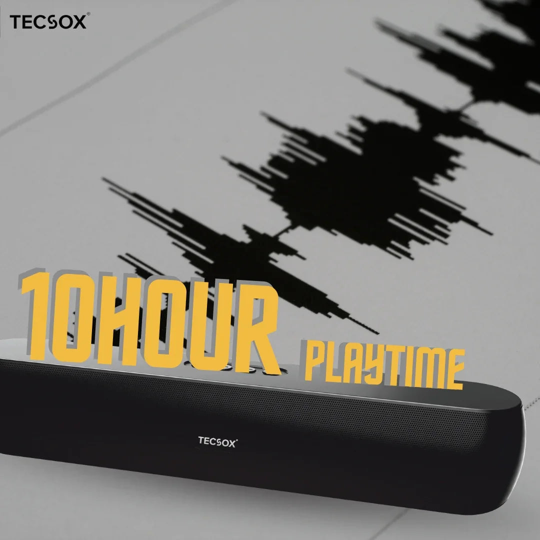 TecSox Soniq Series M1 | Speaker with 12watt & Powerful Bass