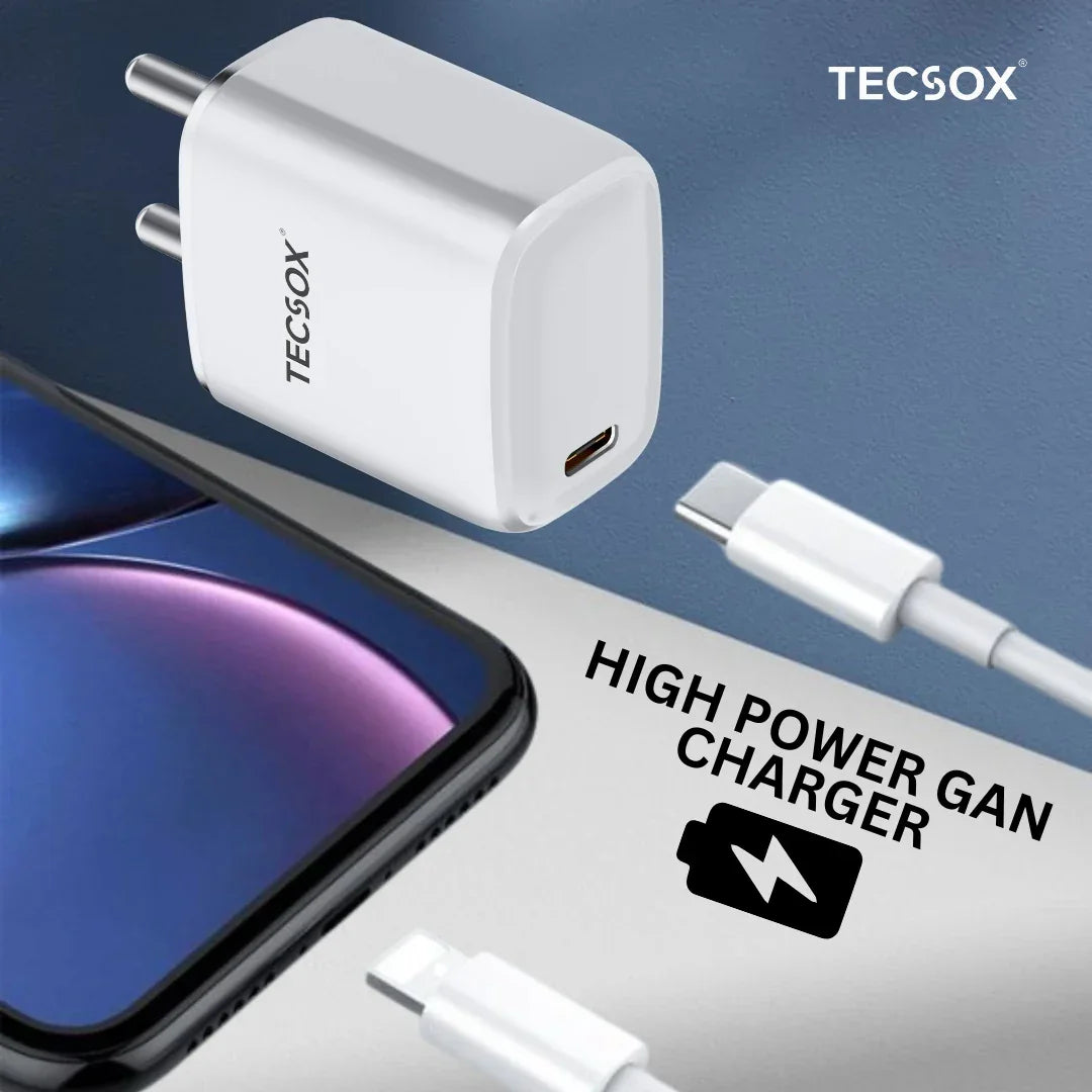 Type C Gan Charger + Type C To C Cable | 35Watt Under | ₹1000