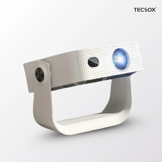 TecSox Aura Projector Online | 4K Decoding Support | Native HD (720p) | Android 12 Smart OS | Under ₹7000