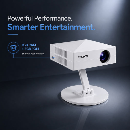 TecSox Prime Projector Online | 4K Decoding Support | Wi-Fi 6