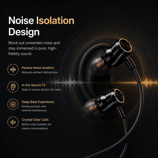 TecSox Bass Bud Earphones 251 | Deep Bass & Balanced Sound