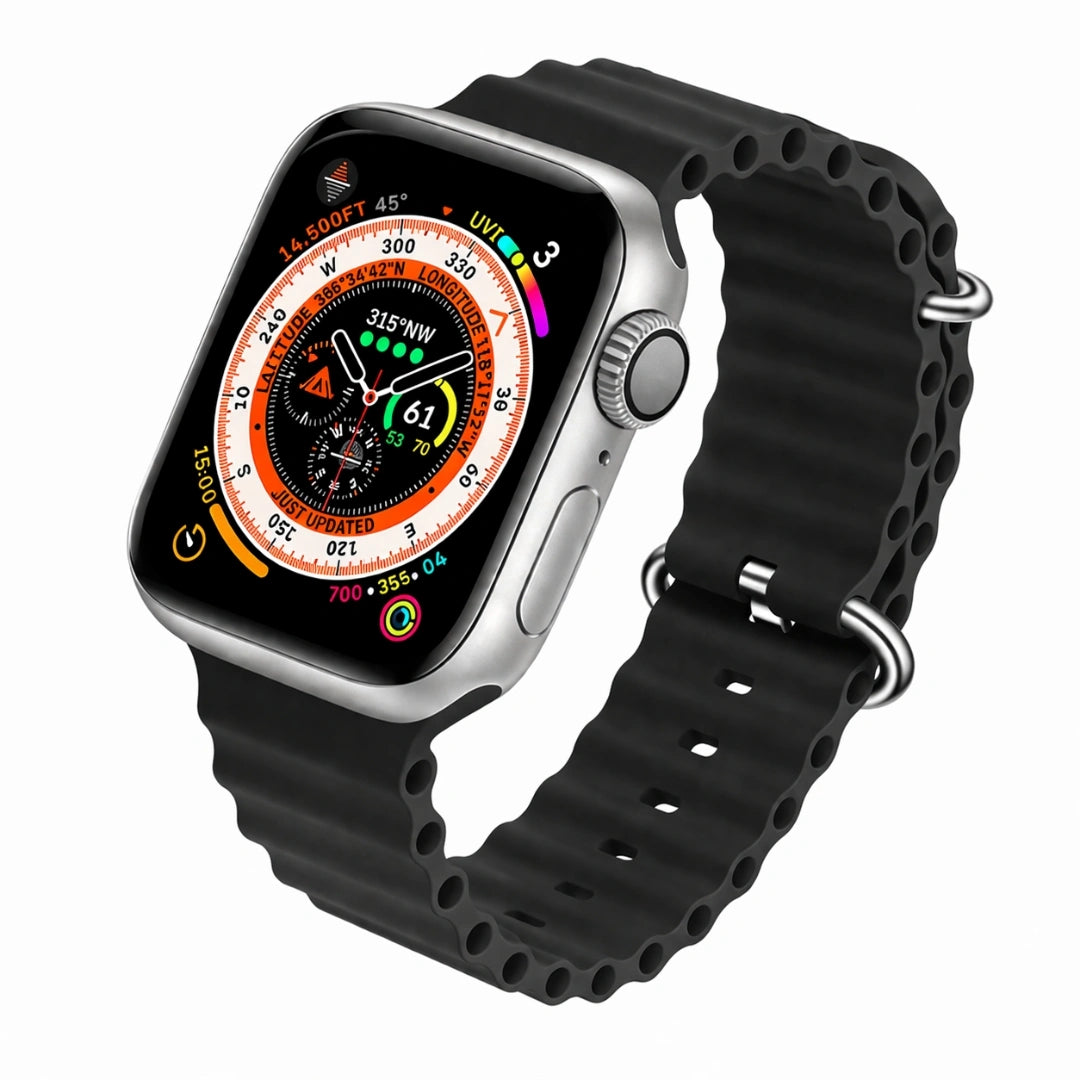 TecSox 2.19" Screen Size Metal Shield | Smart Watch| Wireless Charging