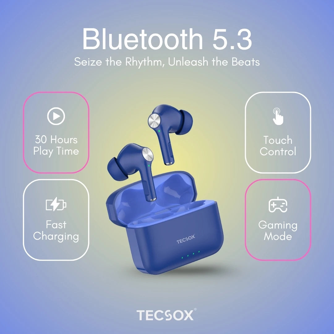 Buy TecSox Neo411 Wireless Earbud With Comfortable Fit