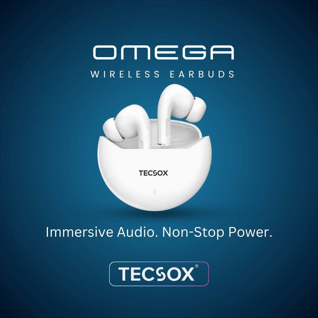 Buy TecSox Omega Wireless Earbud With Comfortable Fit