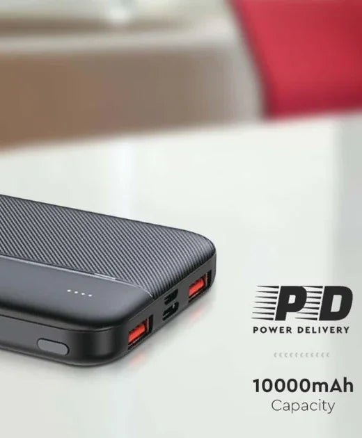 TecSox 10000 mAh Mini Pocket Size Power Bank | 25W