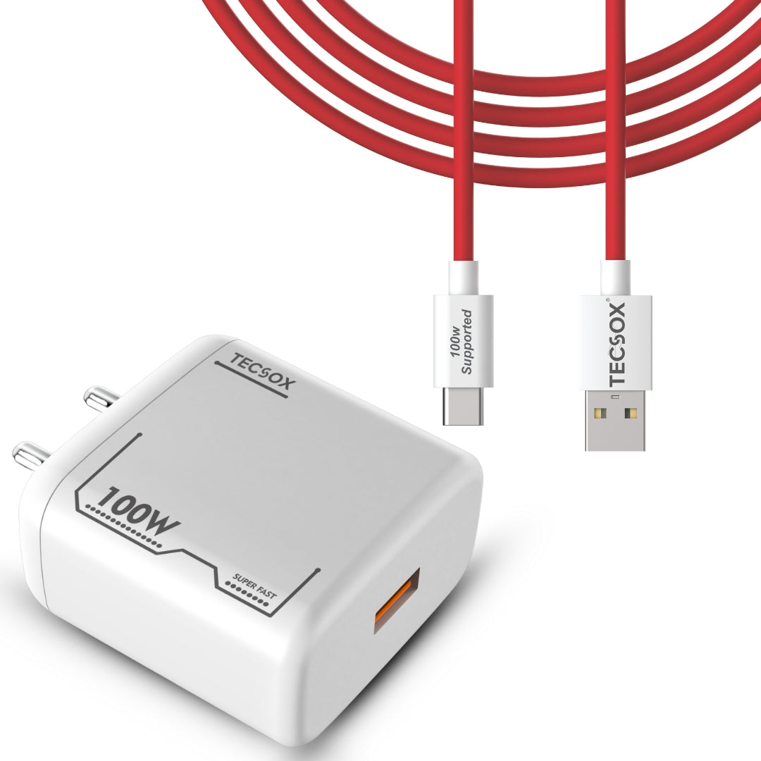 100W Charger + Cable | Fast Charging and Data Transfer