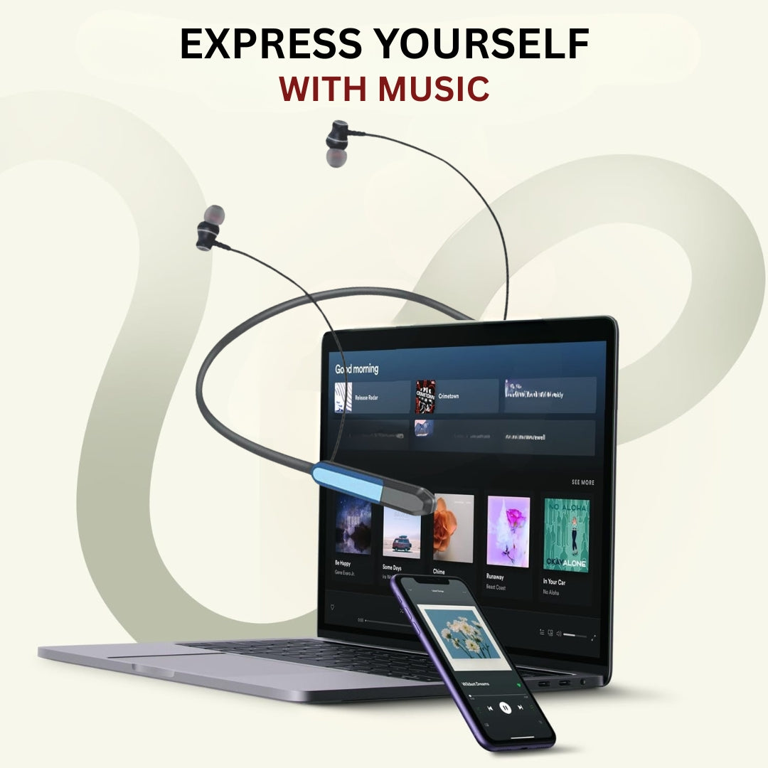 Spark311 Bluetooth Neckband | ENC | 30 Hr | IPX Water Resistant