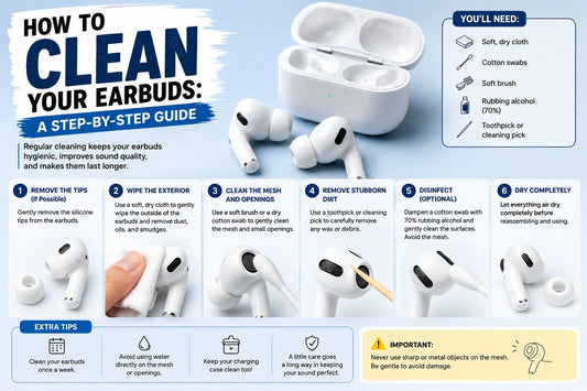 How to Clean Your Earbuds: A Step-by-Step Guide