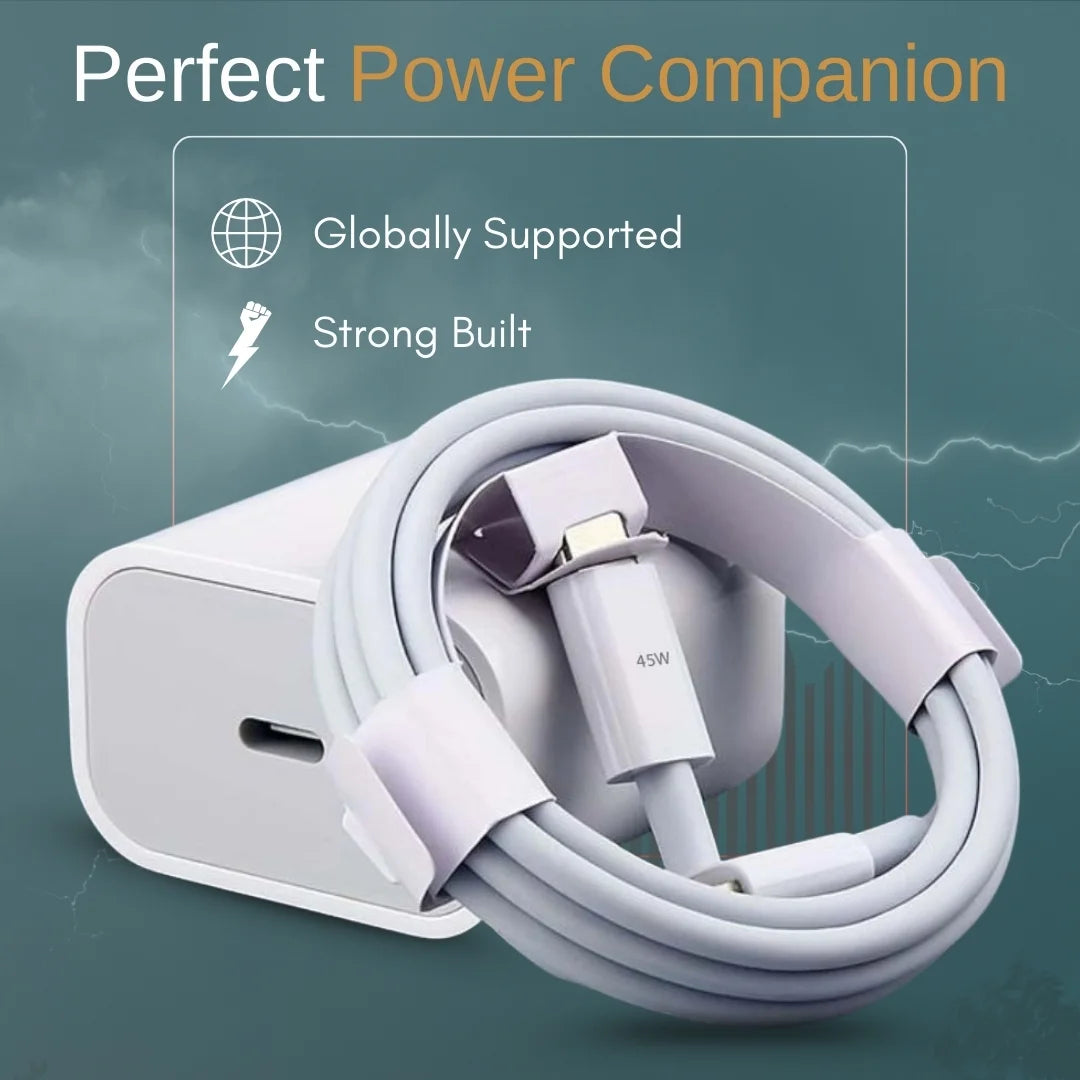 Order 25W Charger for Samsung Smartphones | Type C Charger + Type C To C Cable