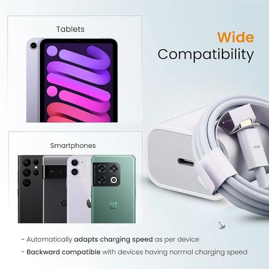 Order 25W Charger for Samsung Smartphones | Type C Charger + Type C To C Cable