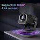Tecsox Panther Mini Projector: 4K Video | Android 11 | 180° rotation