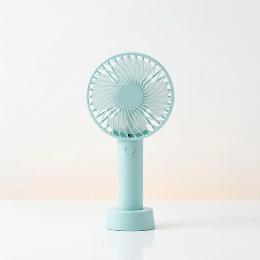 Tecsox Breeze One Portable Handheld Fan | 3 Hour LED Indicator | Quiet Cooling