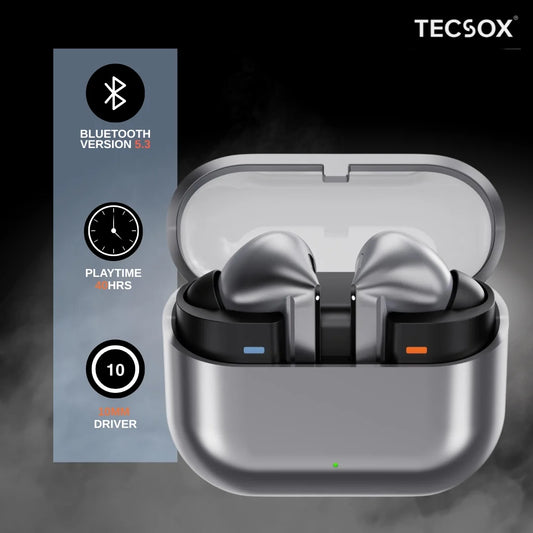 Order TecSox Audora Bluetooth Earbuds | Deep Bass | Under ₹1000