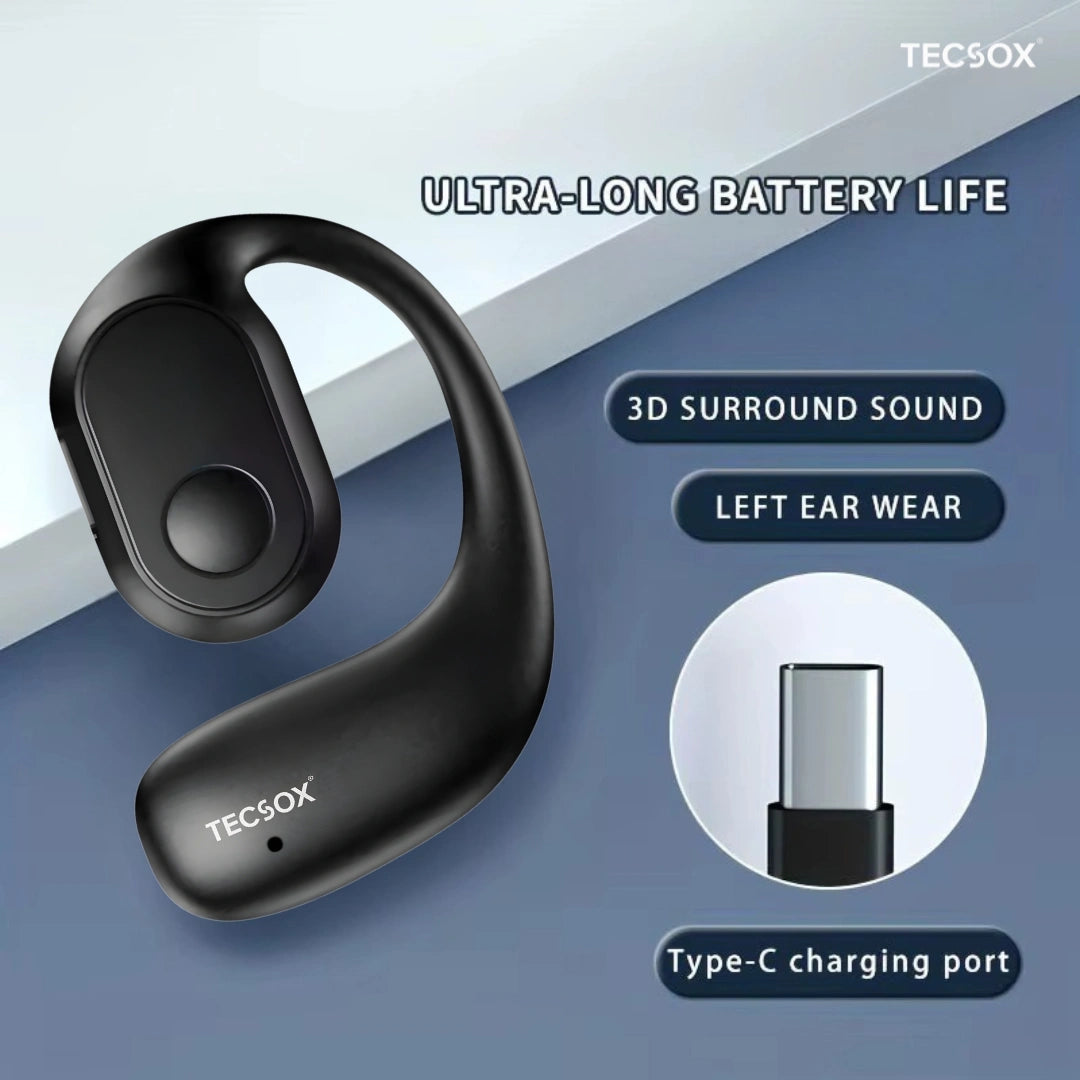 TecSox Zen Single Wireless Earbud With Comfortable Fit | IPX Water Resistant