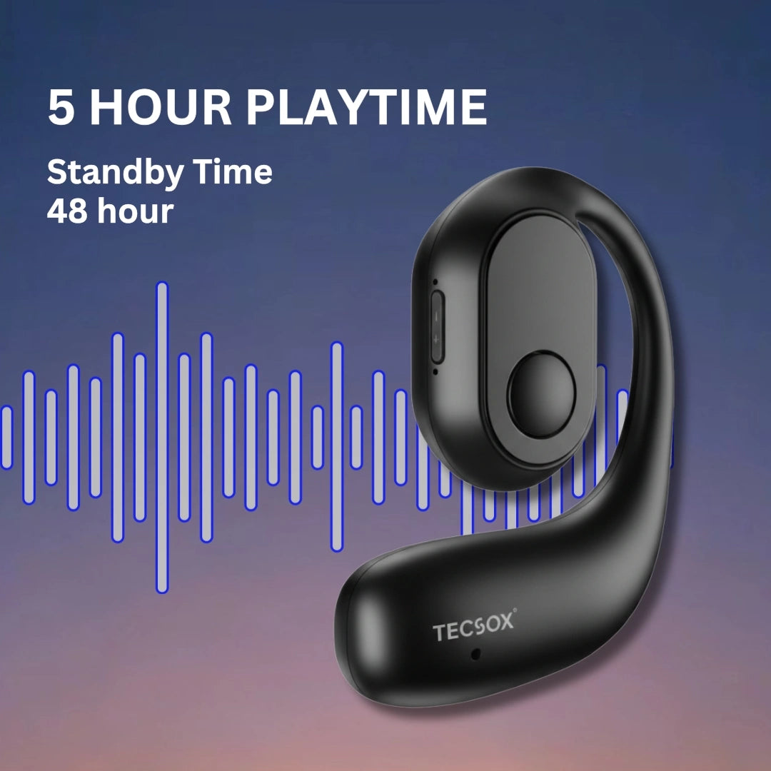 TecSox Zen Single Wireless Earbud With Comfortable Fit | IPX Water Resistant